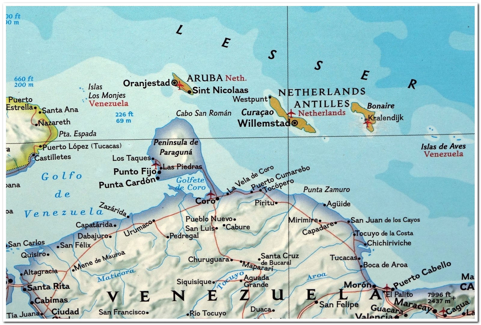 Karte von Bonaire